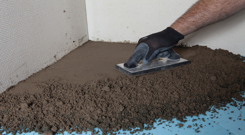 Sakrete dry pack shower