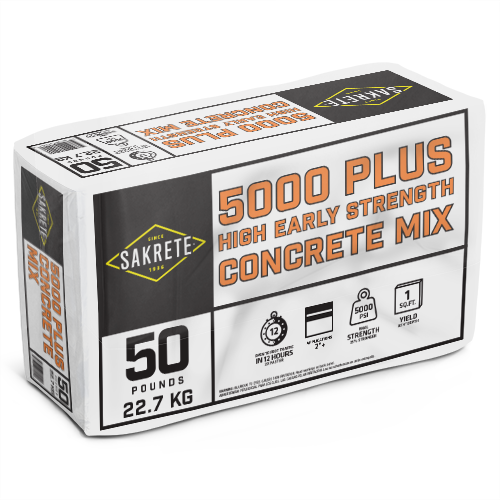 Sakrete 5000 PLus high early strenth concrete mix