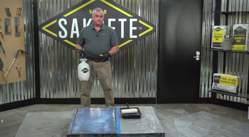 Sakrete DIY sealing concrete